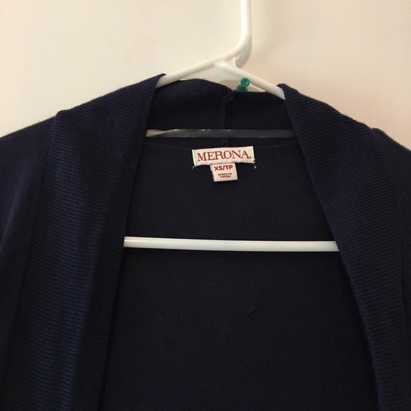 Merona Navy Blue Cardigan - Picture 3 of 4